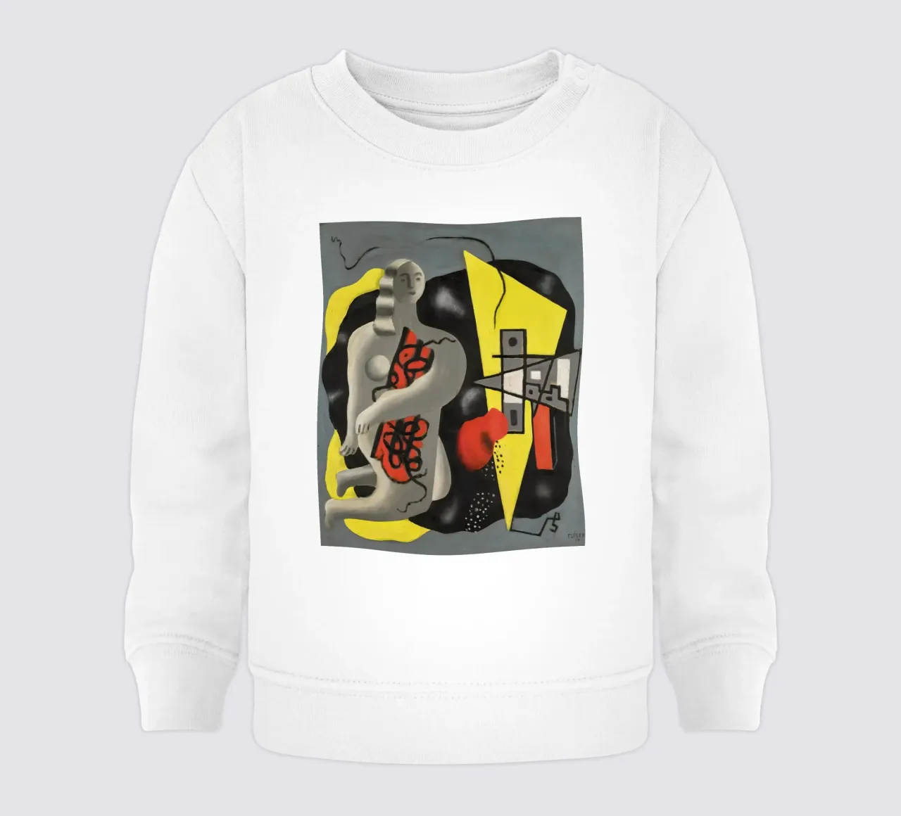 La danseuse au triangle jaune de Léger - Fig. cubiste et moderniste sweat pour bébé de NorwesClub
