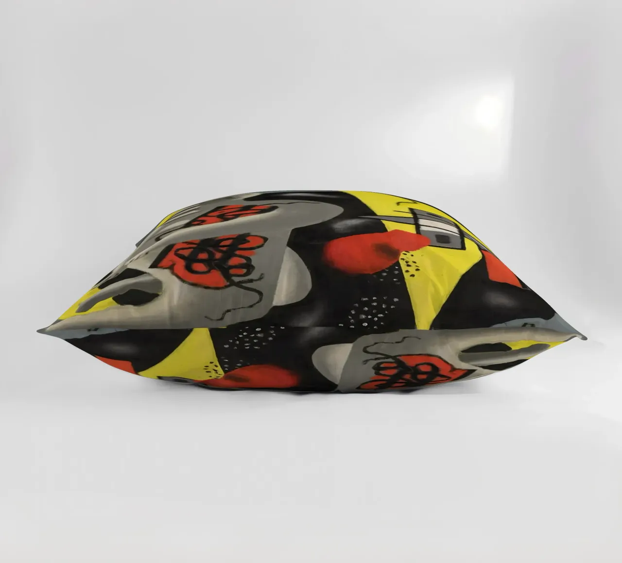 La danseuse au triangle jaune de Léger - Fig. cubiste et moderniste coussin de NorwesClub