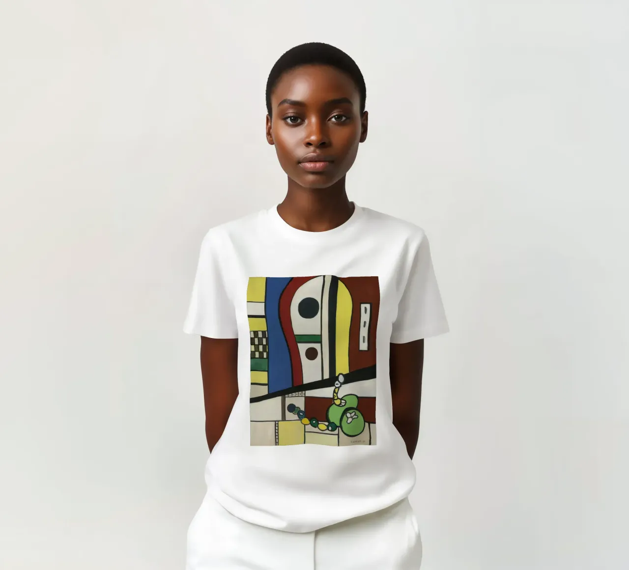 La "Composizione di nature morte" di Léger - Abstra cubista e modernista t-shirt da NorwesClub