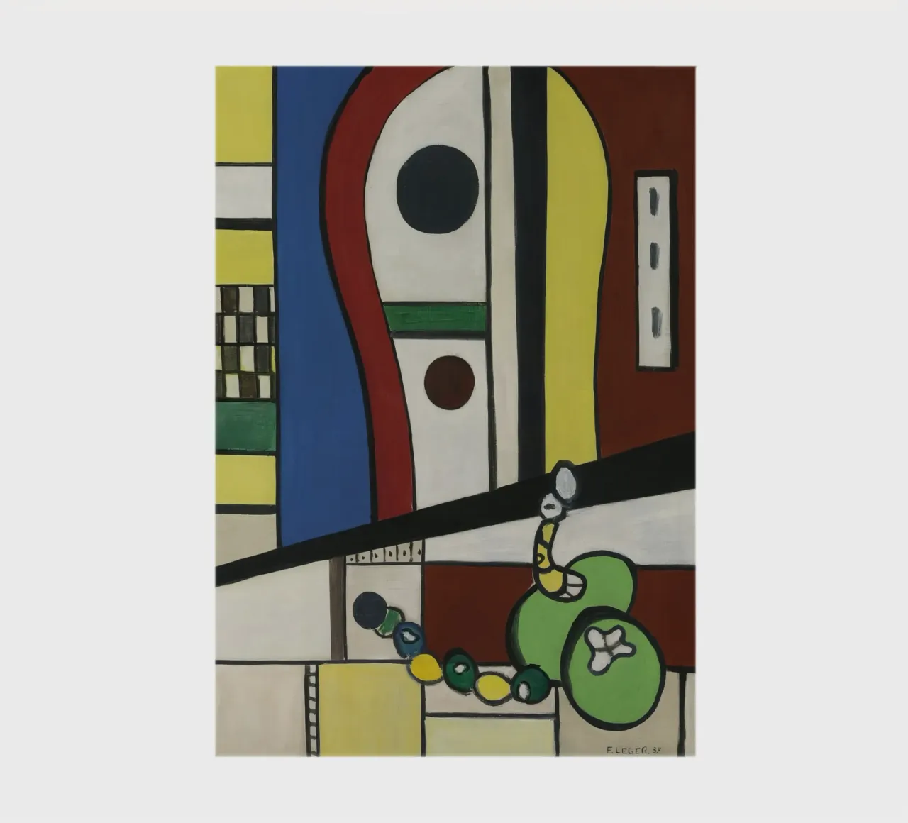 Léger's "Still Life Composition" - Cubist & Modernist Abstra notebook by NorwesClub