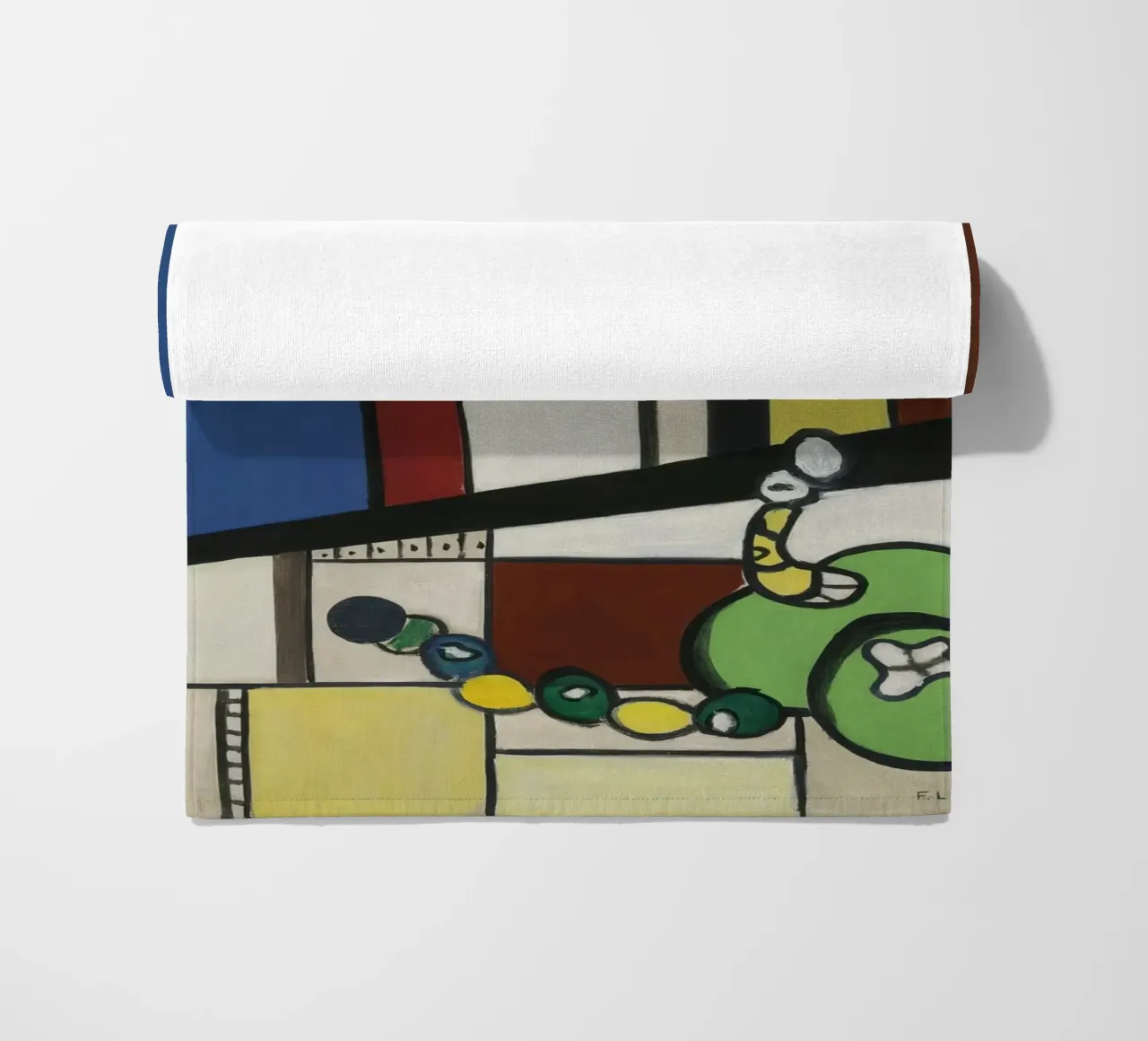 La "Composizione di nature morte" di Léger - Abstra cubista e modernista telo mare da NorwesClub