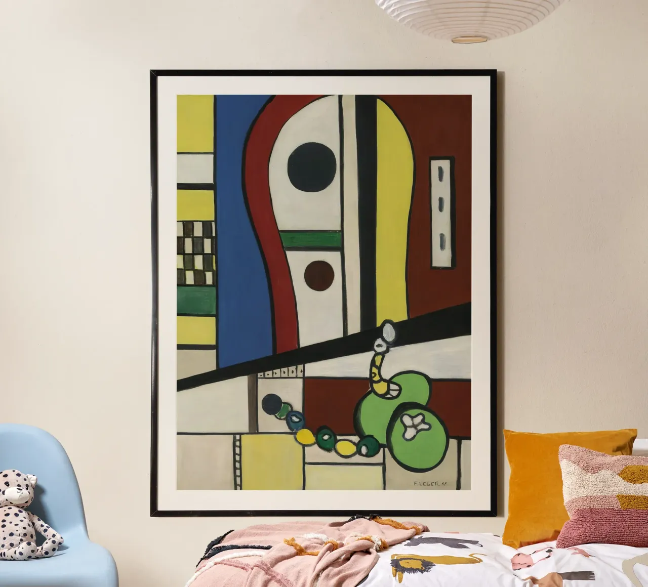 La "Composizione di nature morte" di Léger - Abstra cubista e modernista carta hahnemühle da NorwesClub