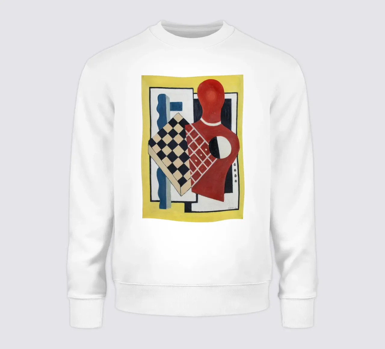 Léger's "Checkerboard Composition" - Cubist Abstract & Moder sweatshirt by NorwesClub