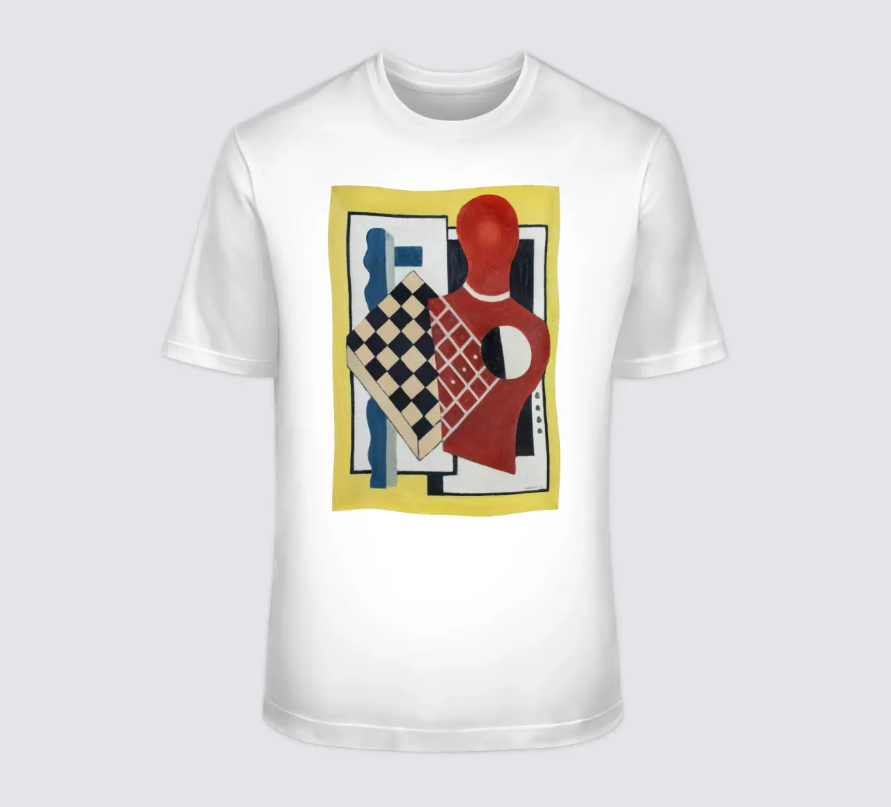 Léger's "Checkerboard Composition" - Cubist Abstract & Moder t-shirt by NorwesClub