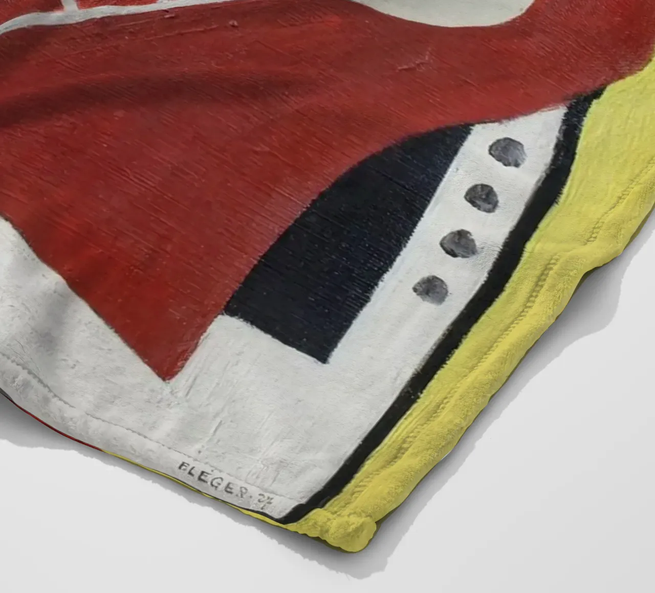 Léger's "Checkerboard Composition" - Cubist Abstract & Moder fleece blanket by NorwesClub