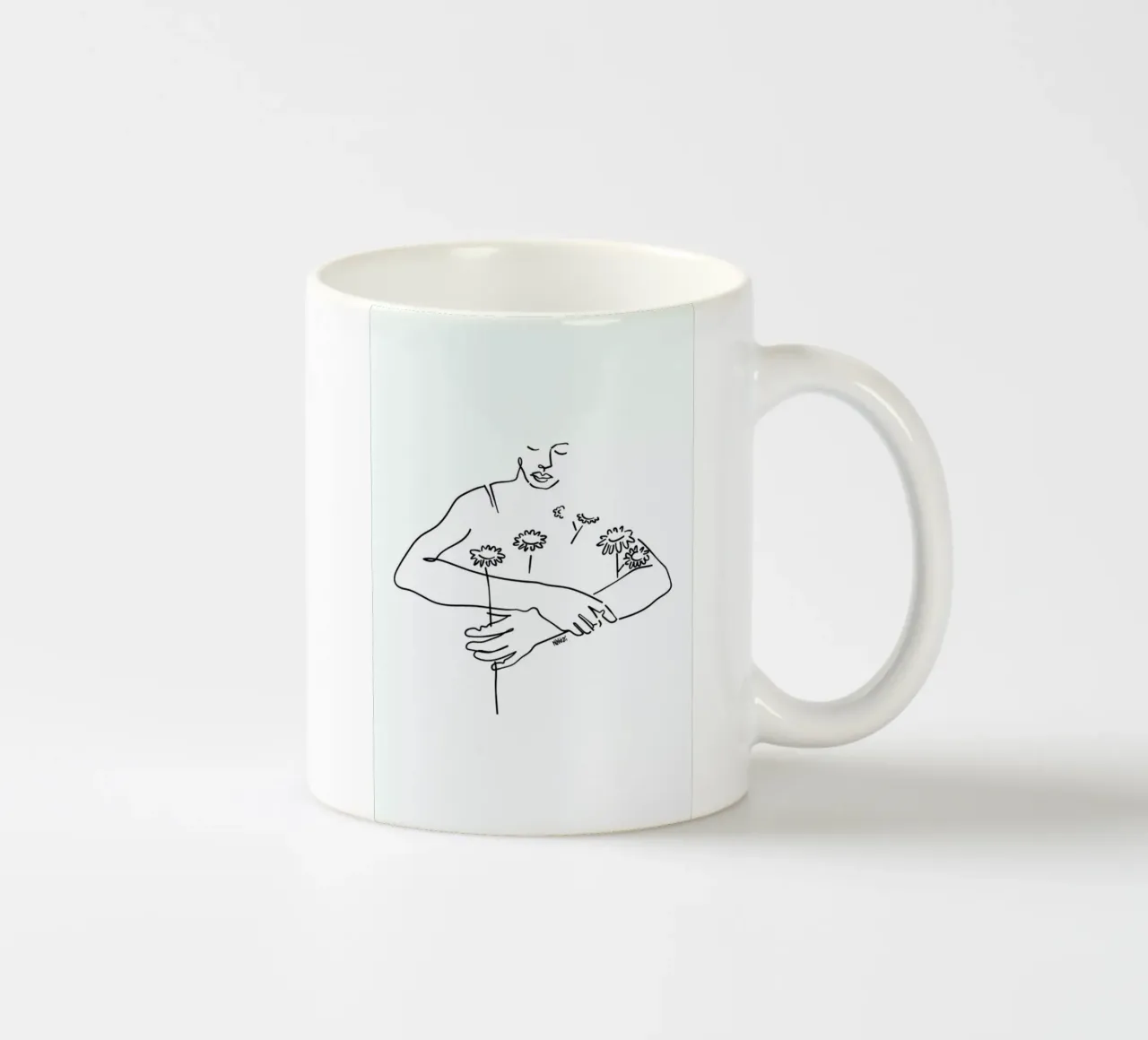 Grow Up ceramic mug by Ninhol