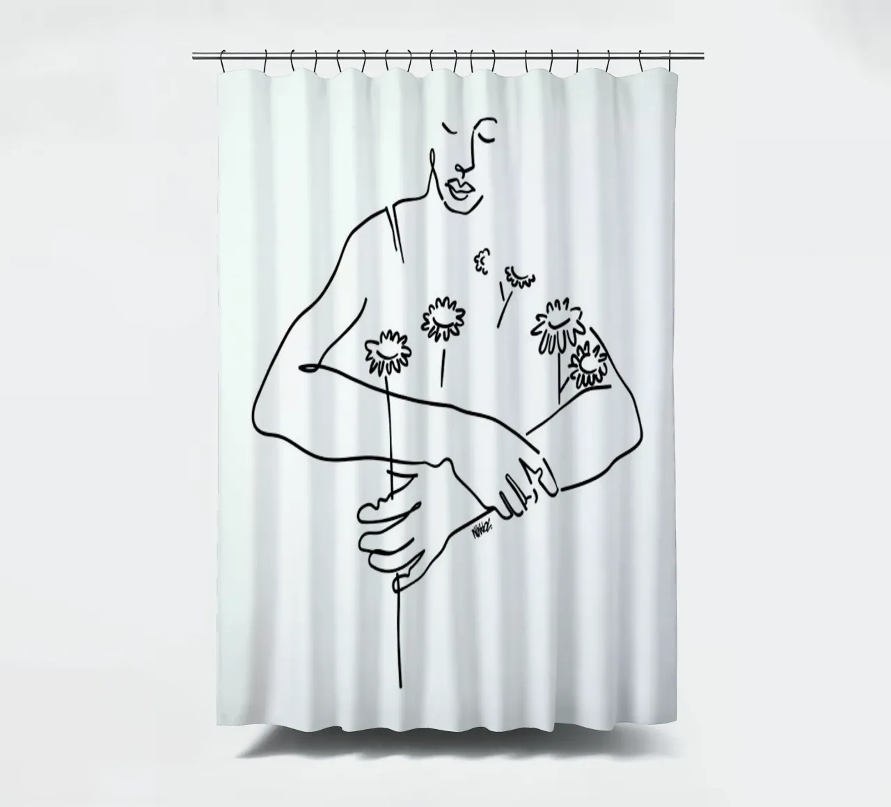 Grow Up shower curtain by Ninhol
