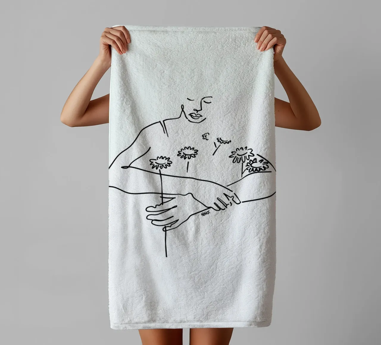 Grow Up towel by Ninhol