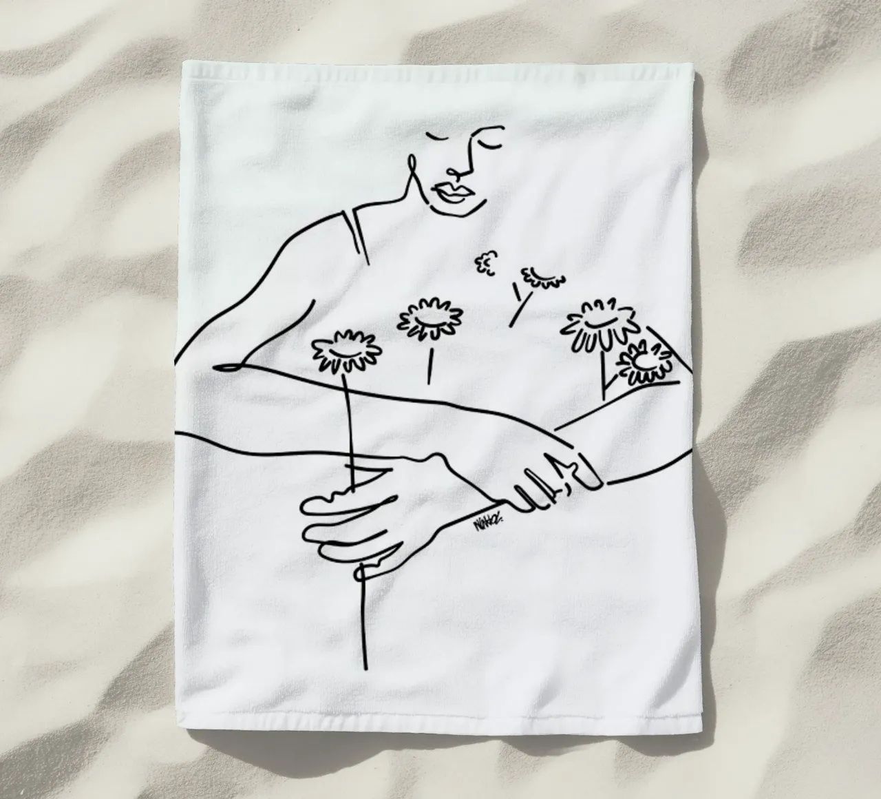 Grow Up beach towel by Ninhol
