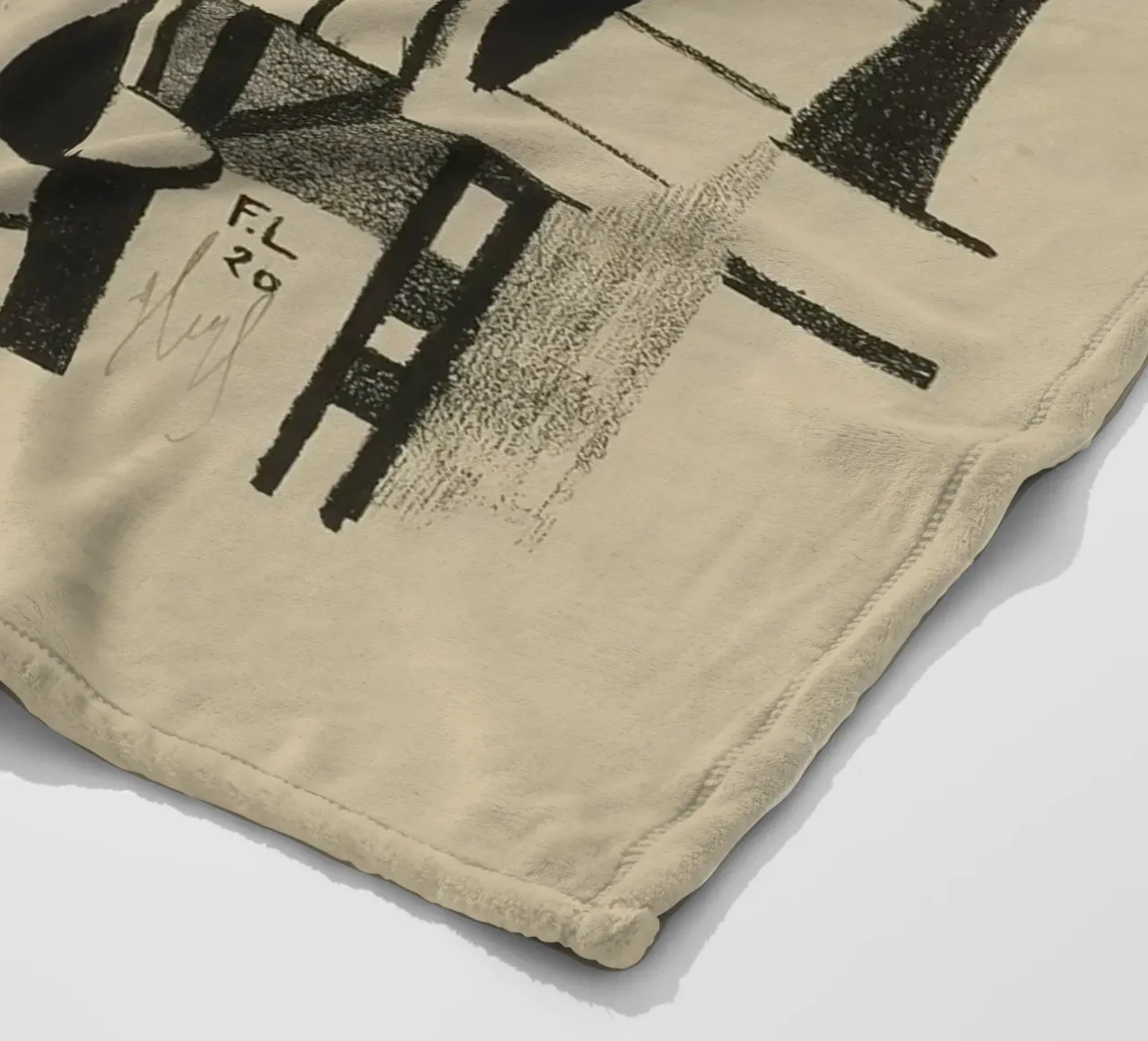 La "Composizione di due figure" di Léger - Figurazione cubista e modernista coperta in pile da NorwesClub