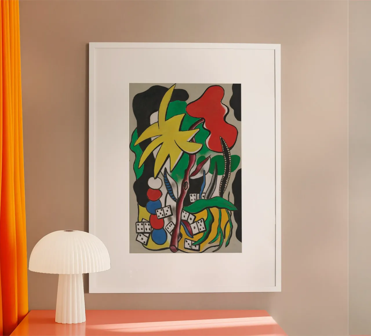 La "Composizione di domino" di Léger - Arte geometrica e modalità cubista carta hahnemühle da NorwesClub