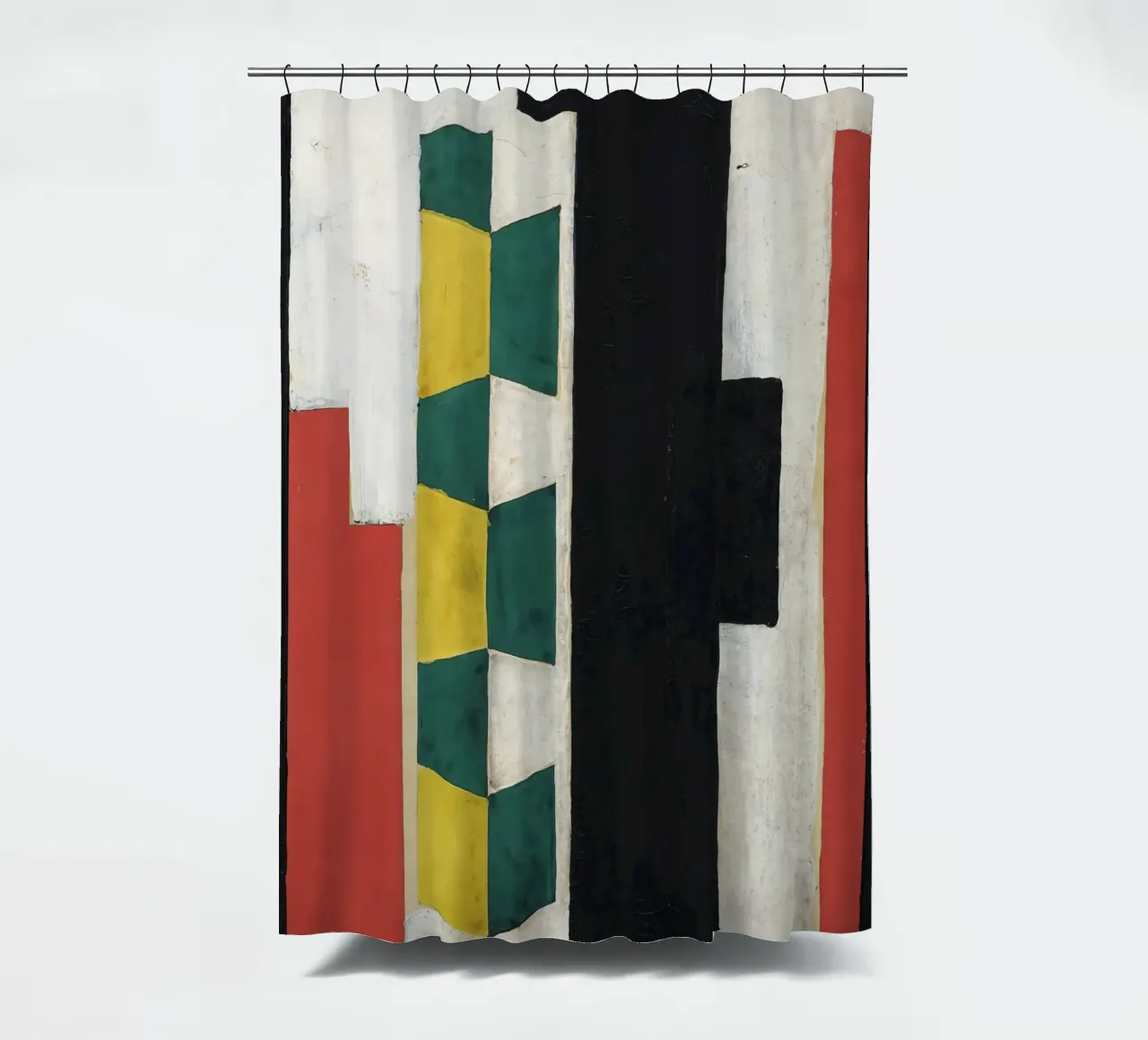 Légers "Wandkomposition" - kubistisch abstrakt & modernistisch de Duschvorhang von NorwesClub
