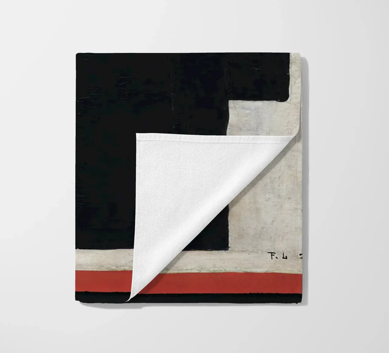 Léger's "Mural Composition" - Cubist Abstract & Modernist De beach towel by NorwesClub