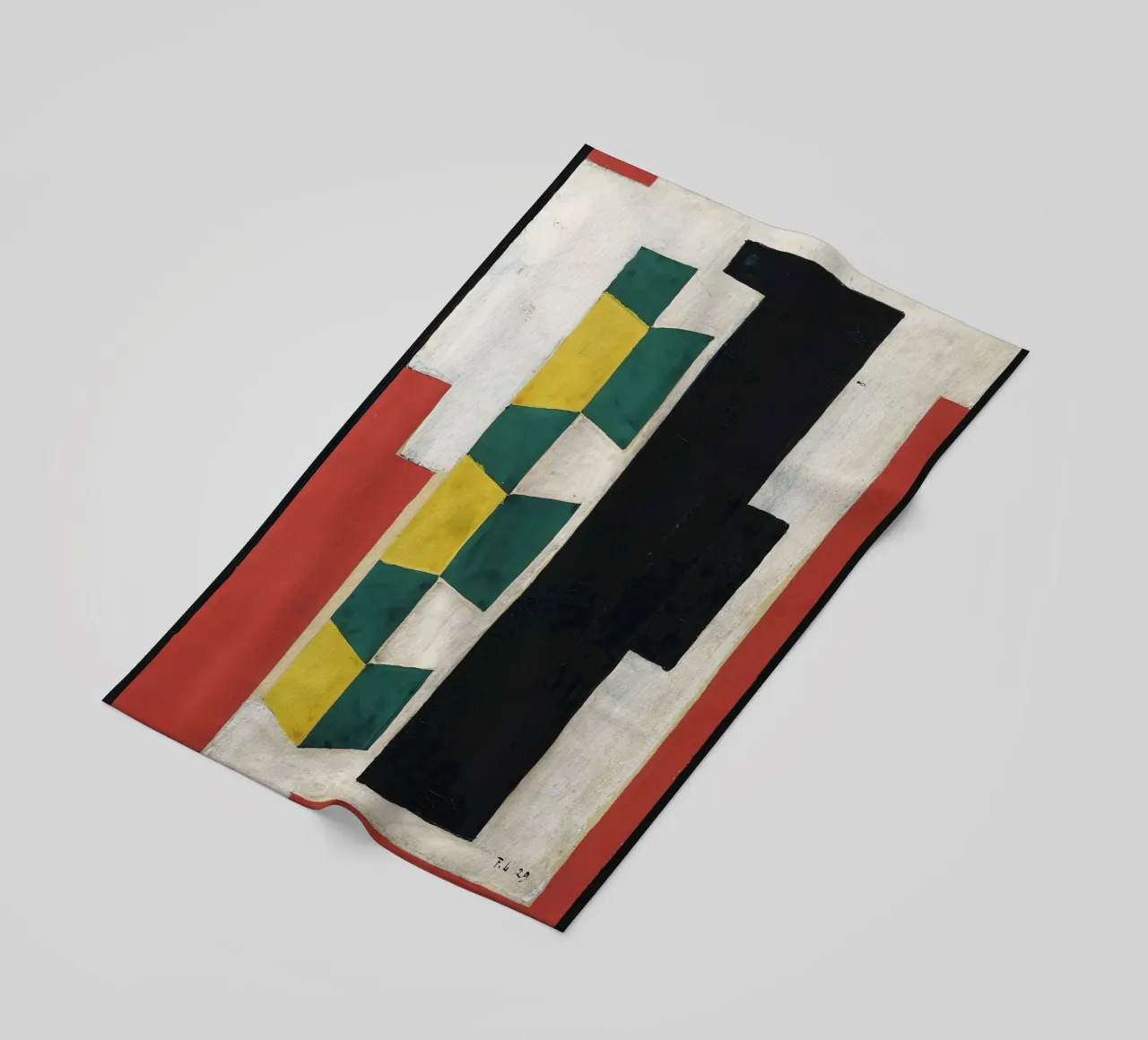 Léger's "Mural Composition" - Cubist Abstract & Modernist De beach towel by NorwesClub