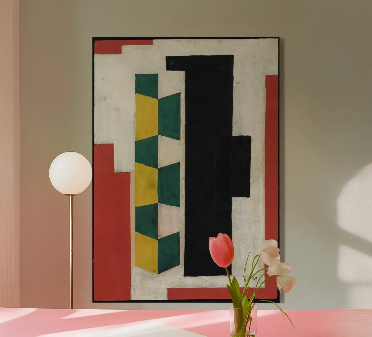 Léger's "Mural Composition" - Cubist Abstract & Modernist De acrylic glass by NorwesClub