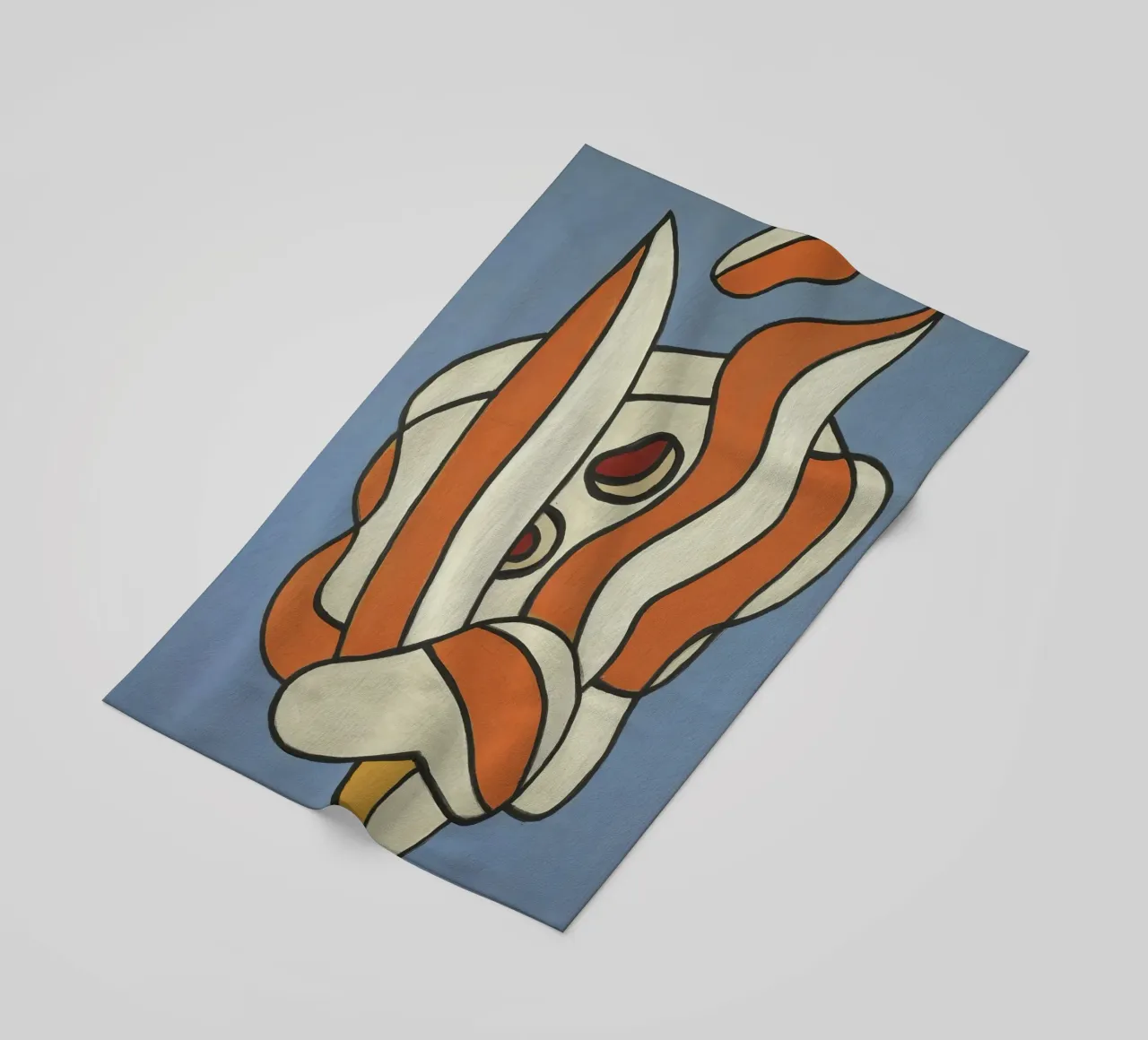 Léger's "Composition on Blue" - Cubist Abstract & Modernist beach towel by NorwesClub