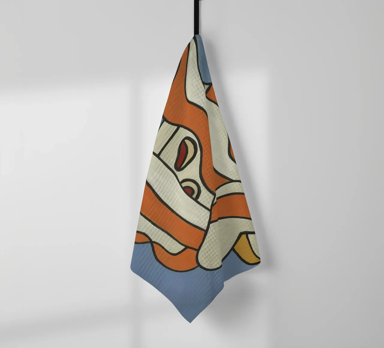 Léger's "Composition on Blue" - Cubist Abstract & Modernist tea towel by NorwesClub