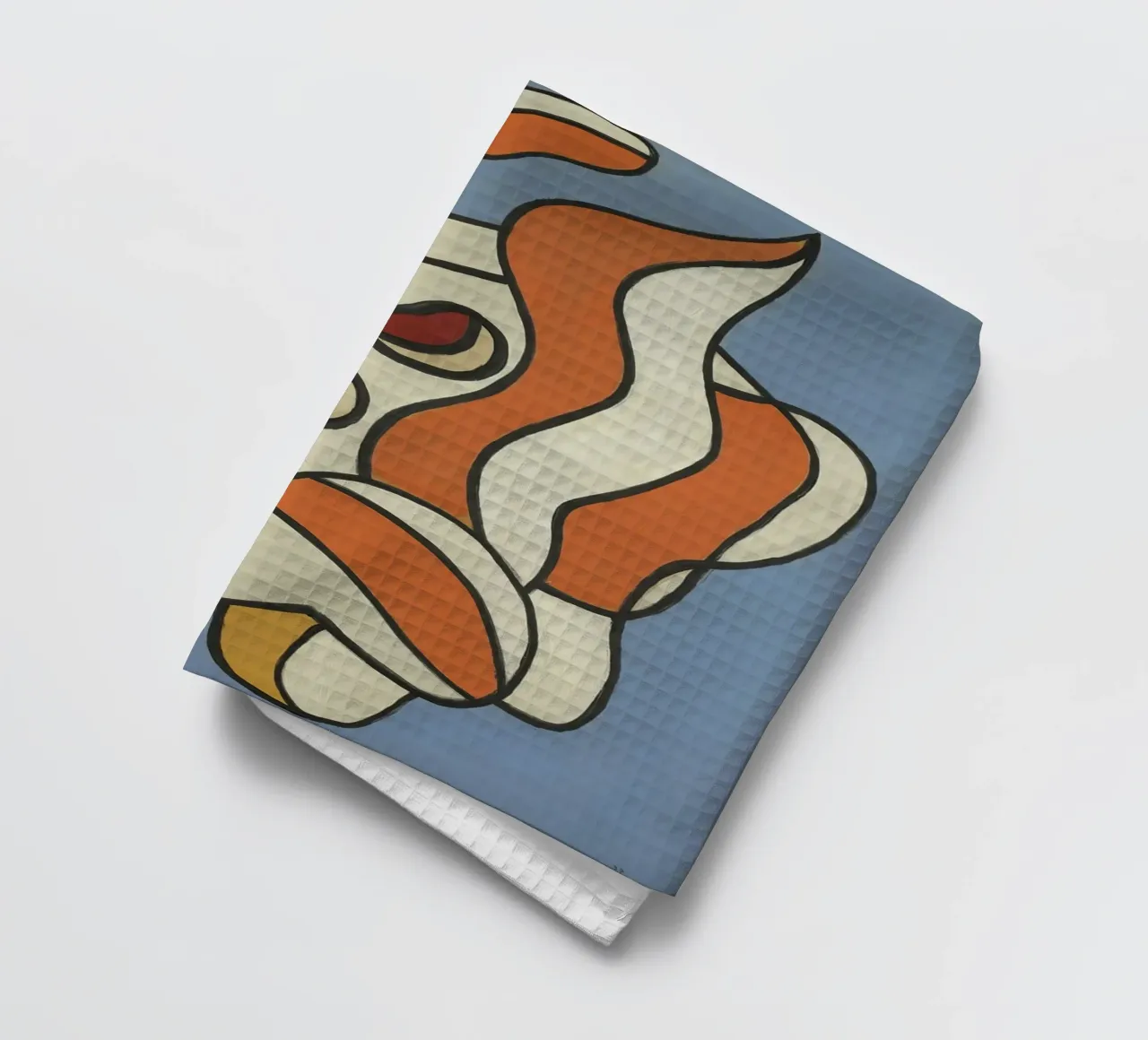 Léger's "Composition on Blue" - Cubist Abstract & Modernist tea towel by NorwesClub