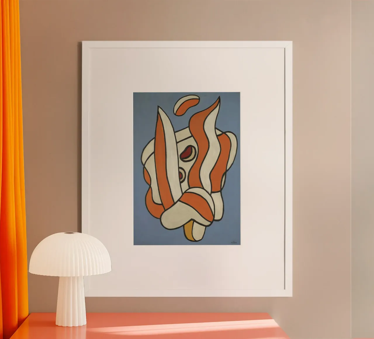 Léger's "Composition on Blue" - Cubist Abstract & Modernist hahnemühle by NorwesClub