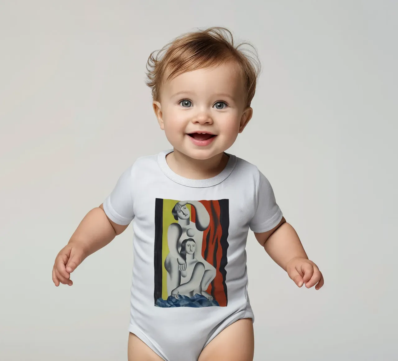 Les "Deux femmes" de Léger - Nus cubistes et figuration moderniste Pr body bébé de NorwesClub