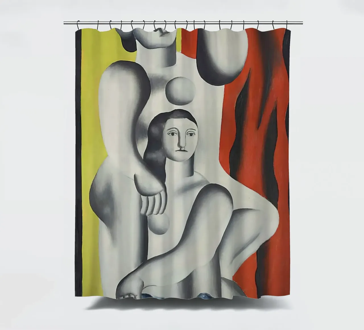 Le "Due donne" di Léger - Nudi cubisti e figurazione modernista tenda da doccia da NorwesClub