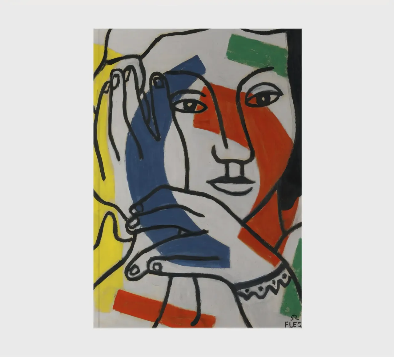 Léger's "Two Hands & One Figure" - Cubist & Modernist Figura notebook by NorwesClub