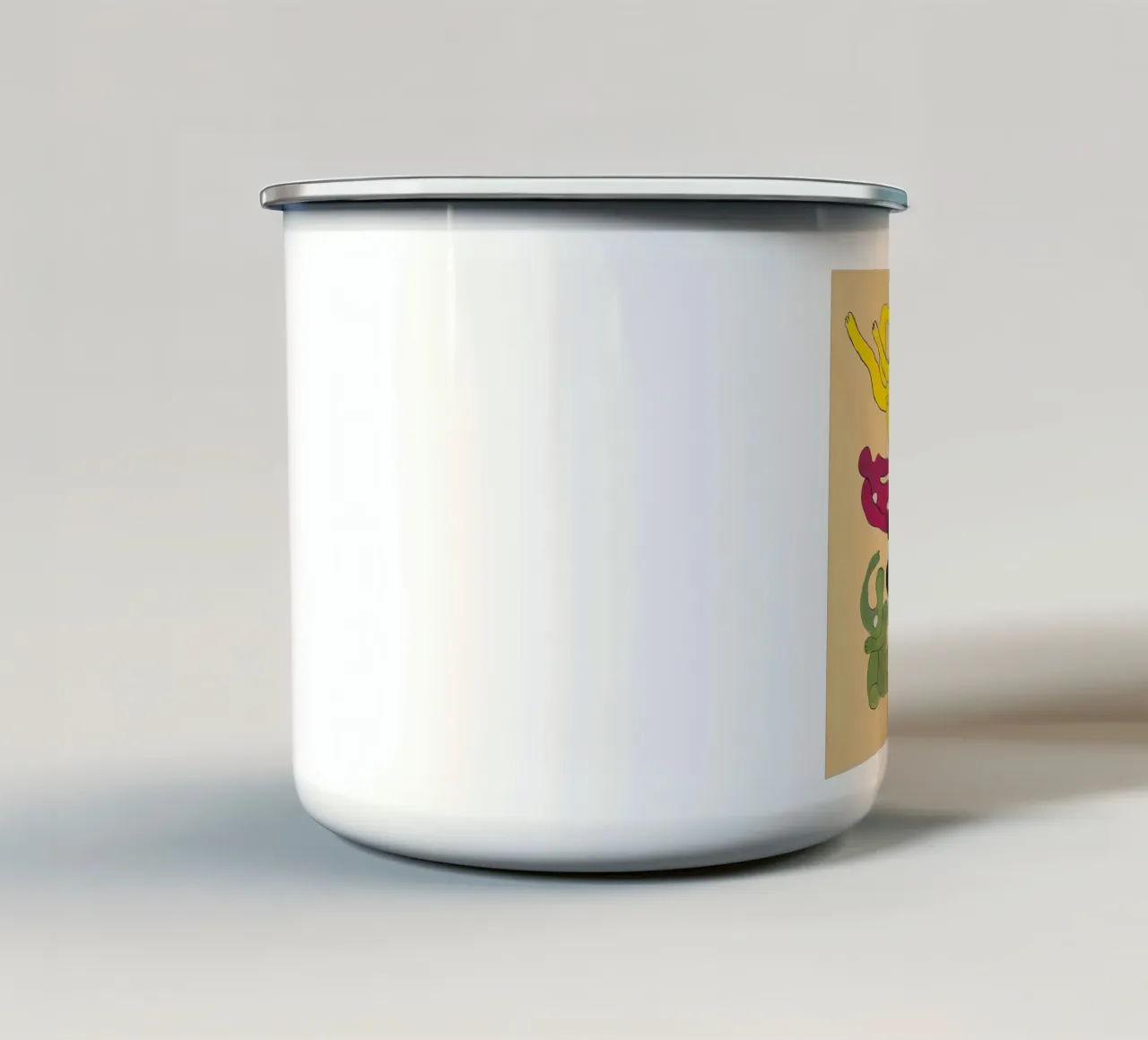 Lo "Studio per sommozzatori" di Léger - Figure cubiste e movimento dinamico tazza in smalto da NorwesClub