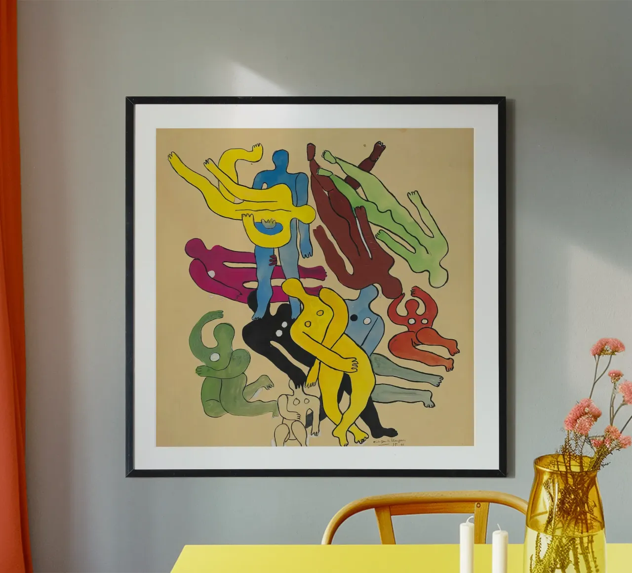 Lo "Studio per sommozzatori" di Léger - Figure cubiste e movimento dinamico carta hahnemühle da NorwesClub