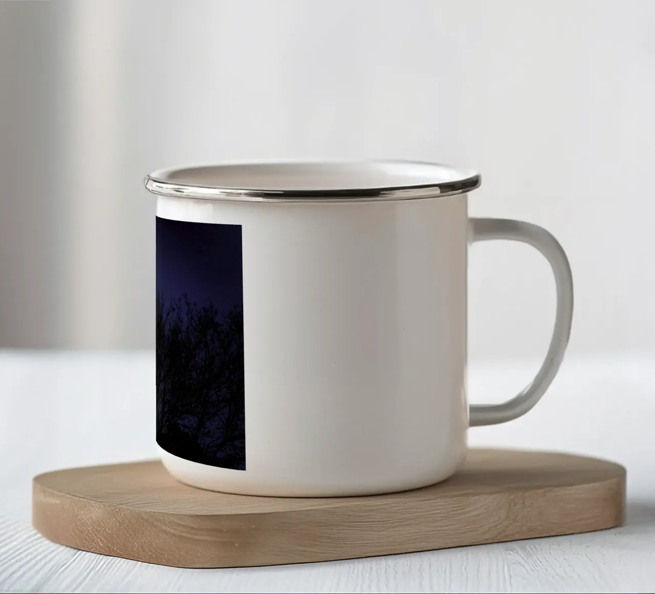The Orange Woods tazza in smalto da Philipp Reinhard