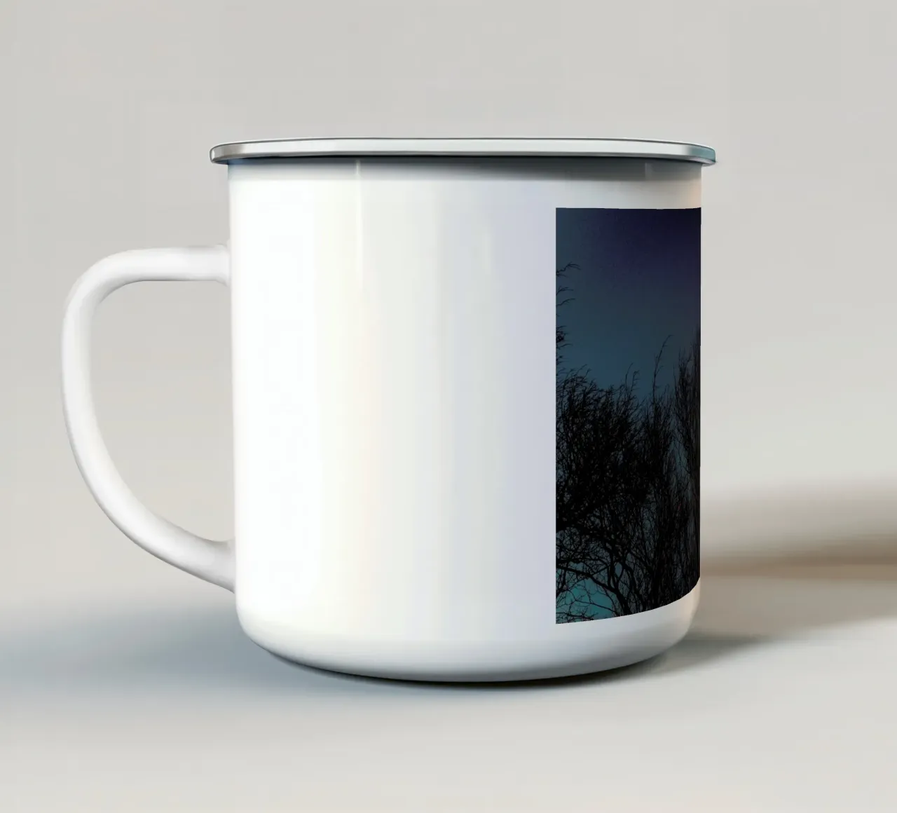 The Orange Woods tazza in smalto da Philipp Reinhard