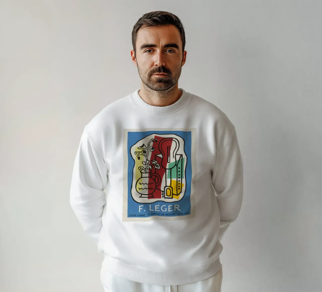 F. Léger Abstract Stilleven - Modernisme Kubisme Kunstdruk sweatshirt van NorwesClub