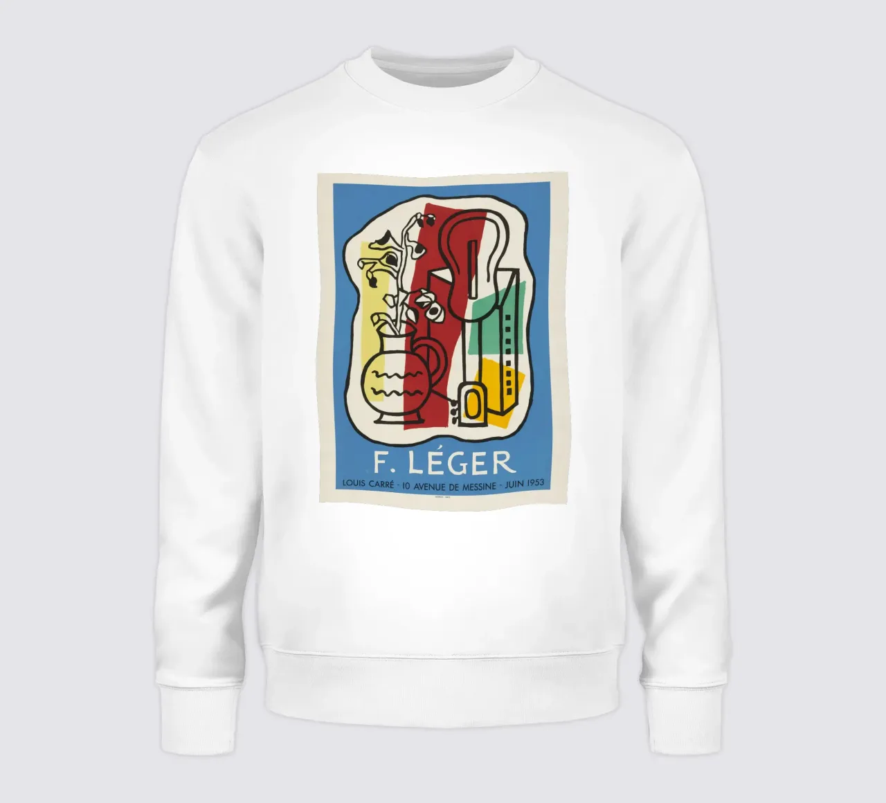 F. Léger Abstract Stilleven - Modernisme Kubisme Kunstdruk sweatshirt van NorwesClub