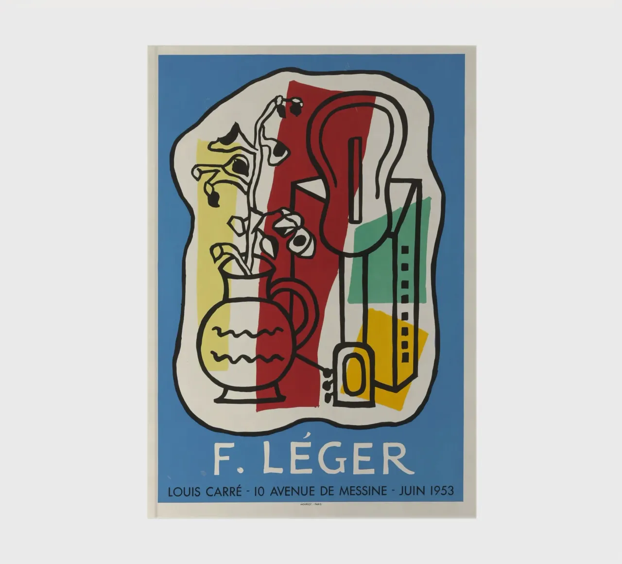 F. Léger Abstract Still Life - Modernism Cubism Art Print notebook by NorwesClub