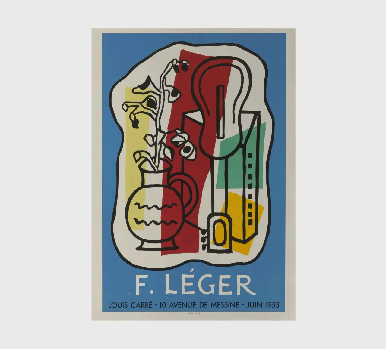 F. Léger Abstract Still Life - Modernism Cubism Art Print notebook by NorwesClub