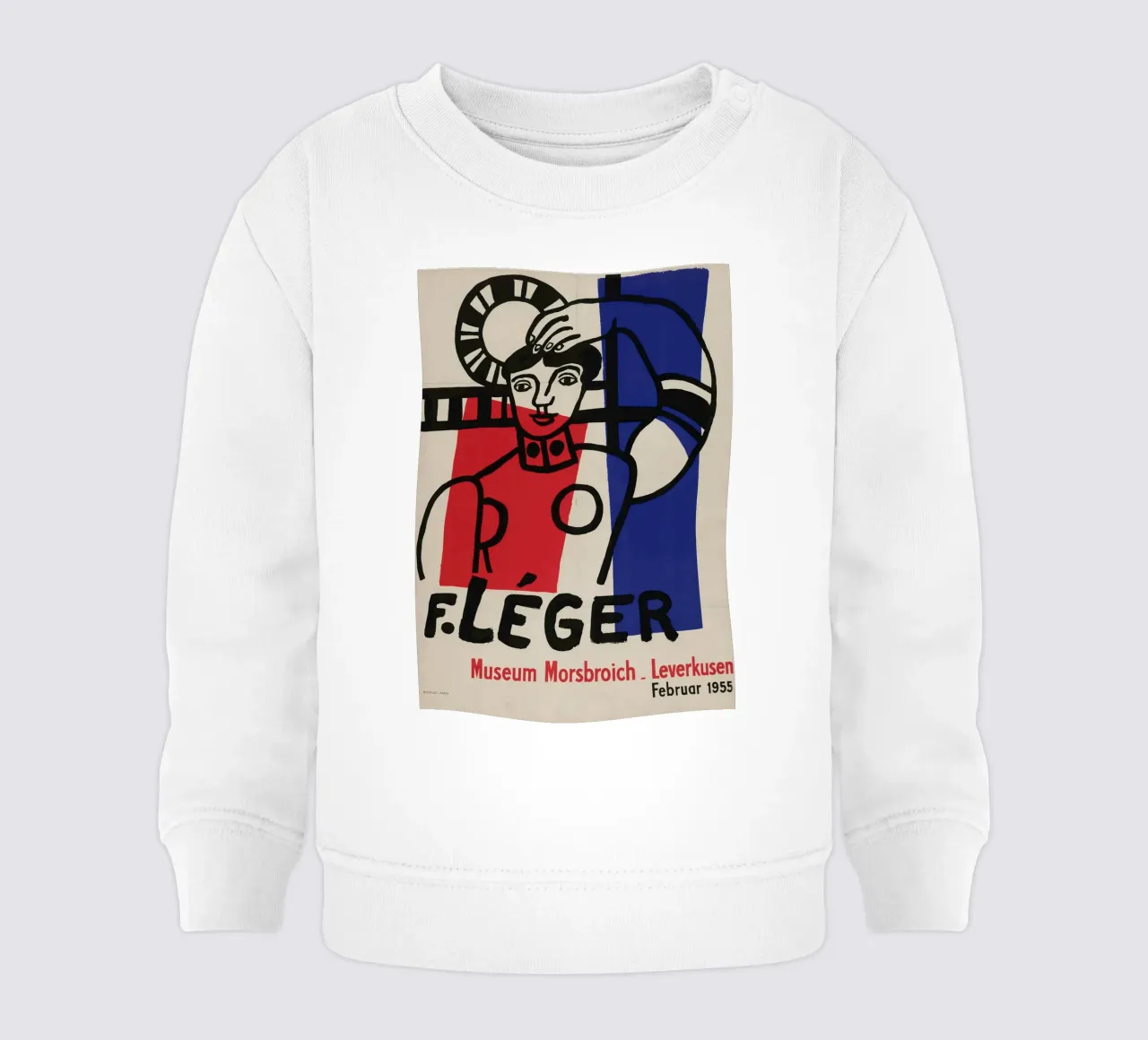F. Léger Figure Composition - Cubist Modernism Art Print sweat pour bébé de NorwesClub