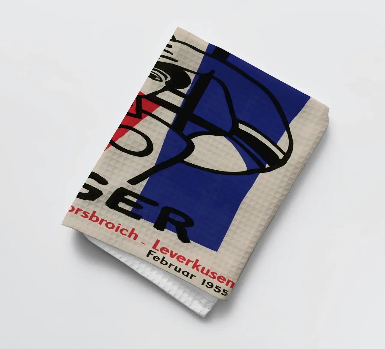 F. Léger Figure Composition - Cubist Modernism Art Print torchon de NorwesClub