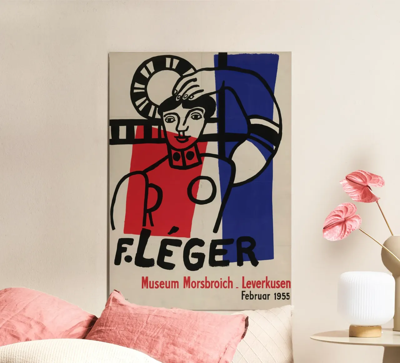 F. Léger Figure Composition - Cubist Modernism Art Print hahnemühle de NorwesClub