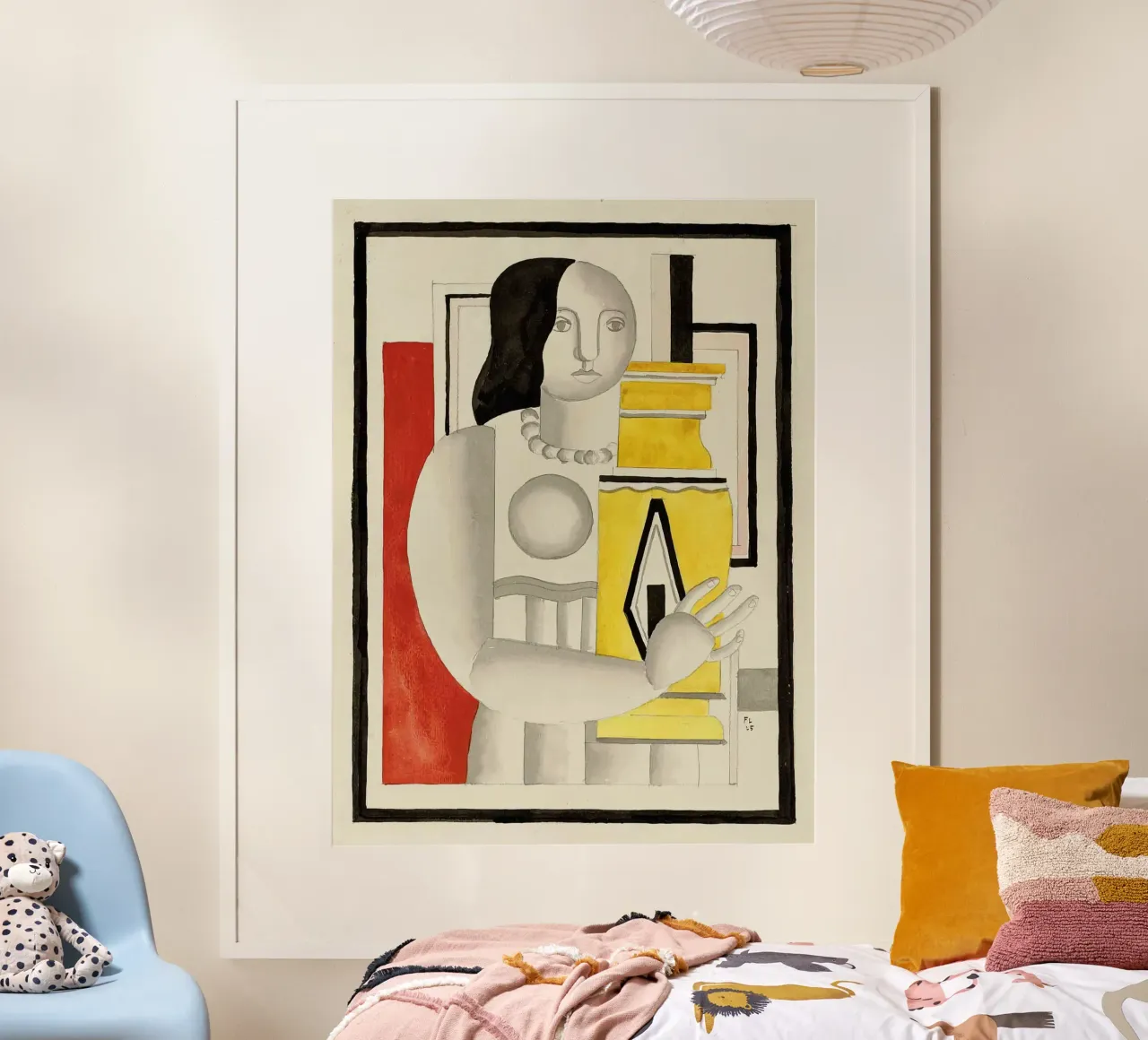F. Léger "Vrouw met vaas" - Purisme Modernisme Kunstdruk hahnemühle van NorwesClub