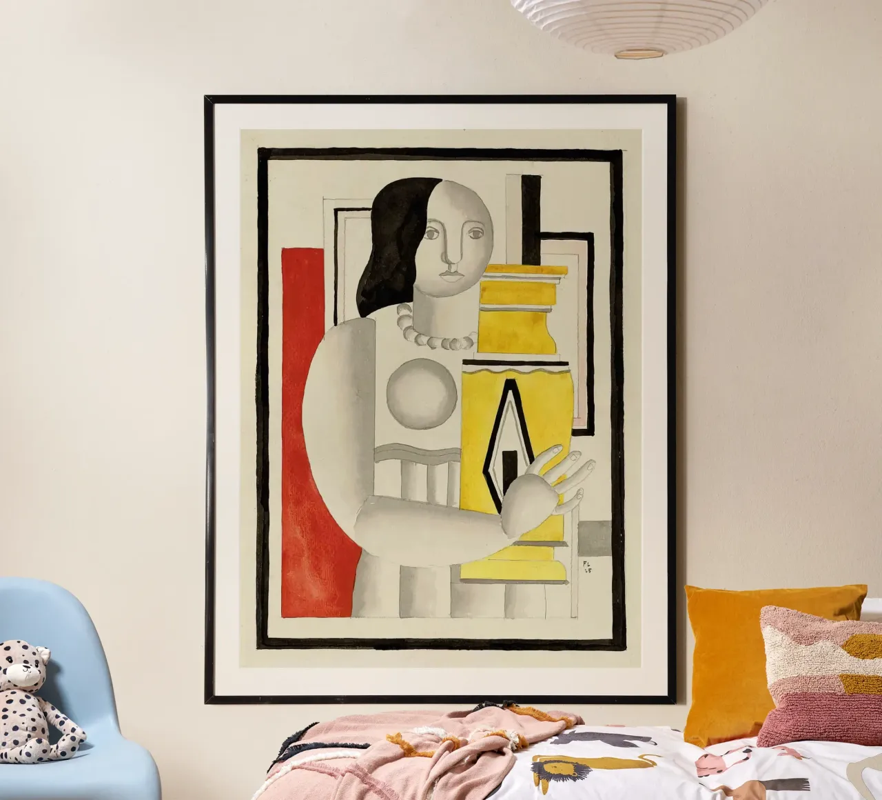 F. Léger "Vrouw met vaas" - Purisme Modernisme Kunstdruk hahnemühle van NorwesClub