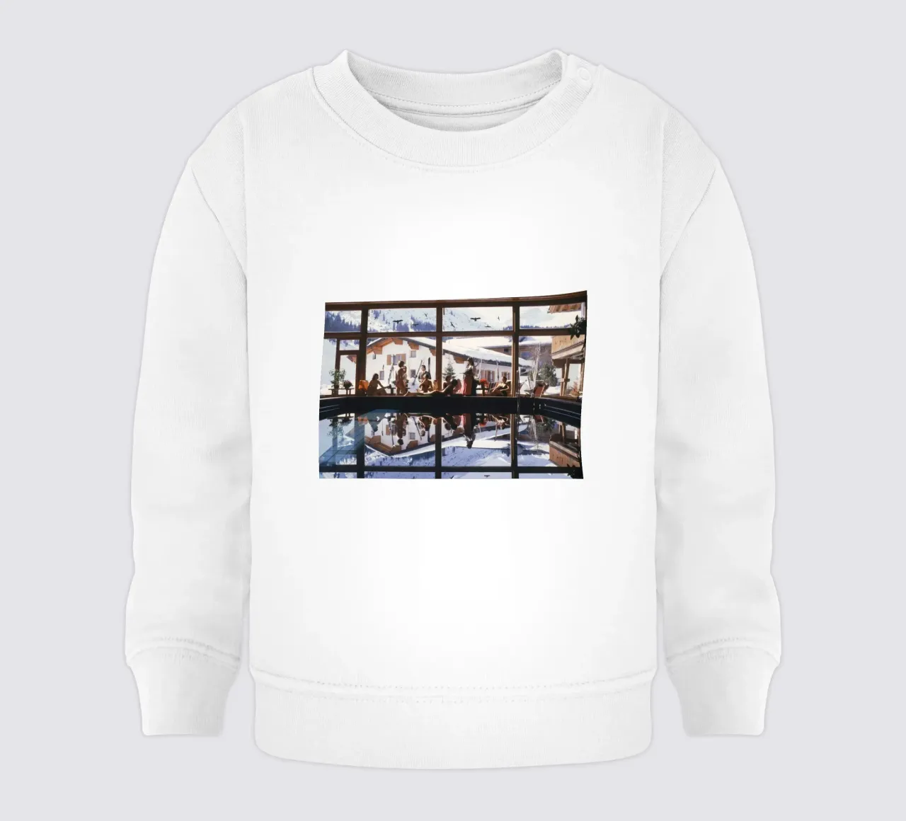 Slim Aarons Gasthof Post Pool sudadera de bebé de Chrisvintage