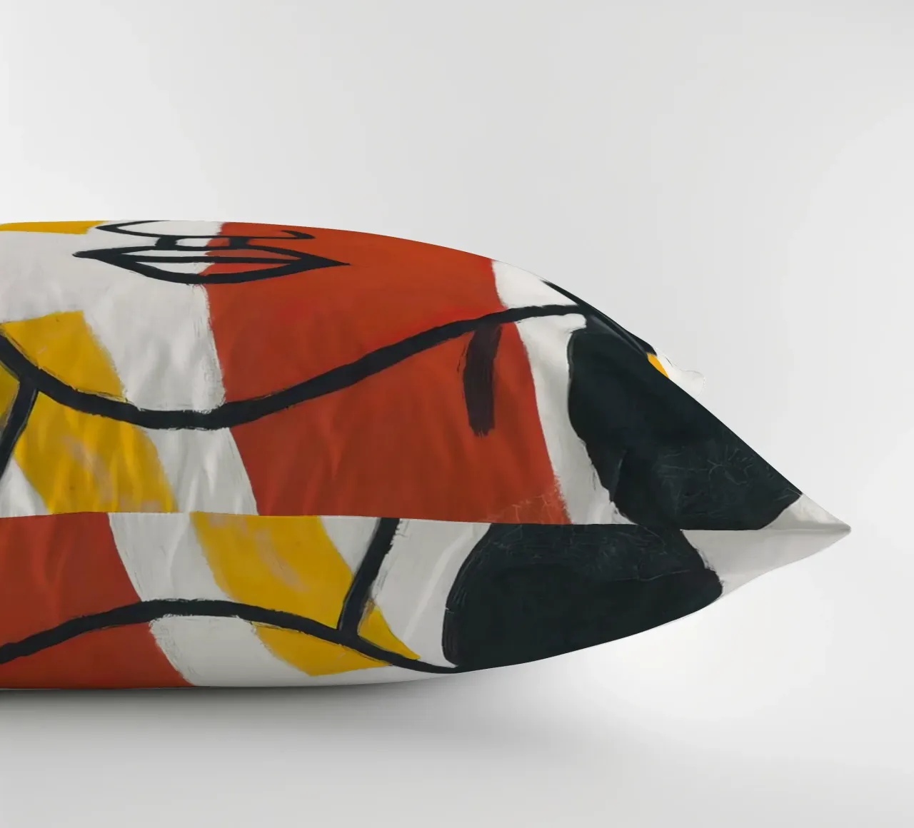 F. Léger "Figure" - Post-Cubist Portrait Modern Art Print decorative cushion by NorwesClub