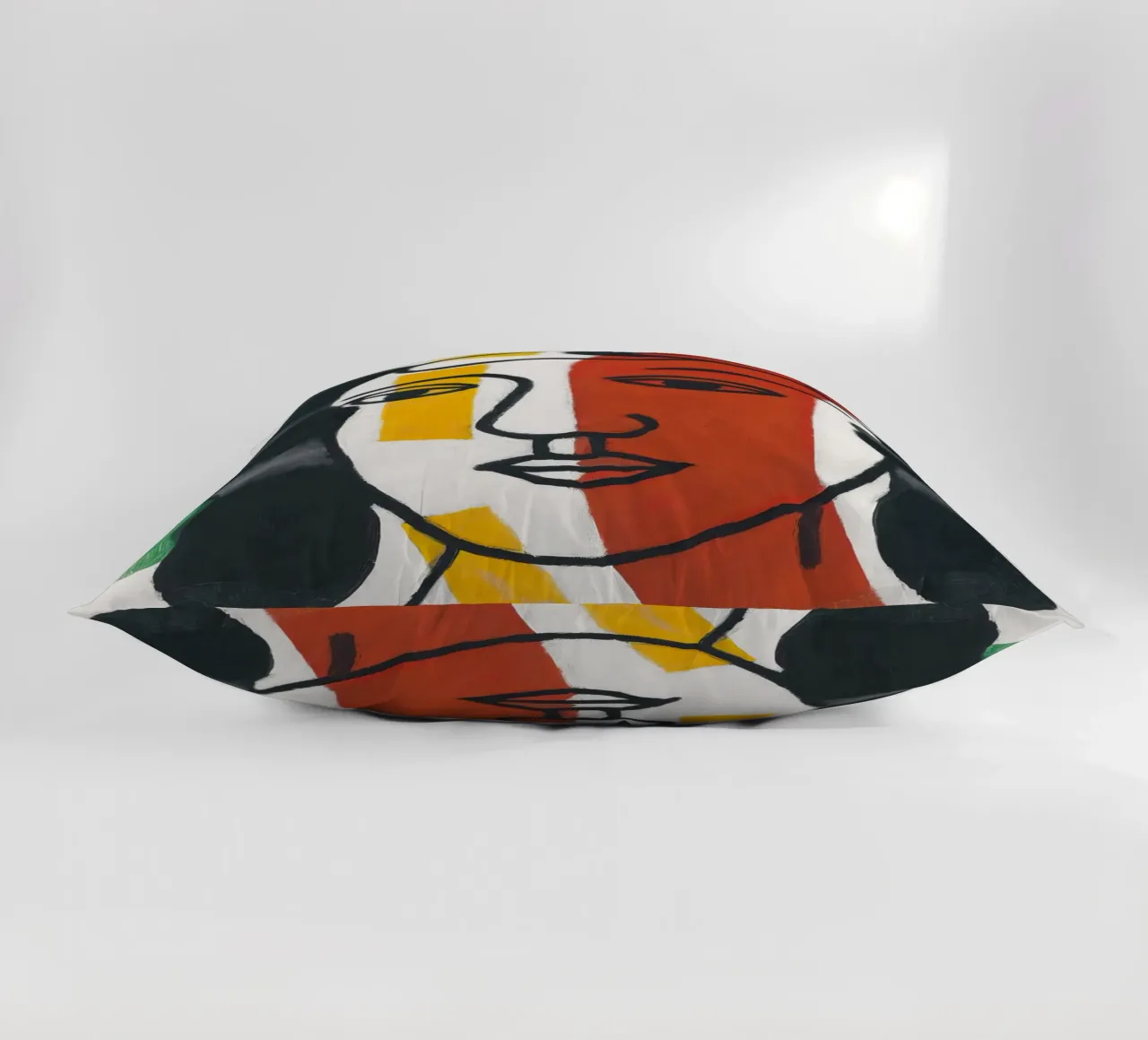 F. Léger "Figure" - Post-Cubist Portrait Modern Art Print decorative cushion by NorwesClub