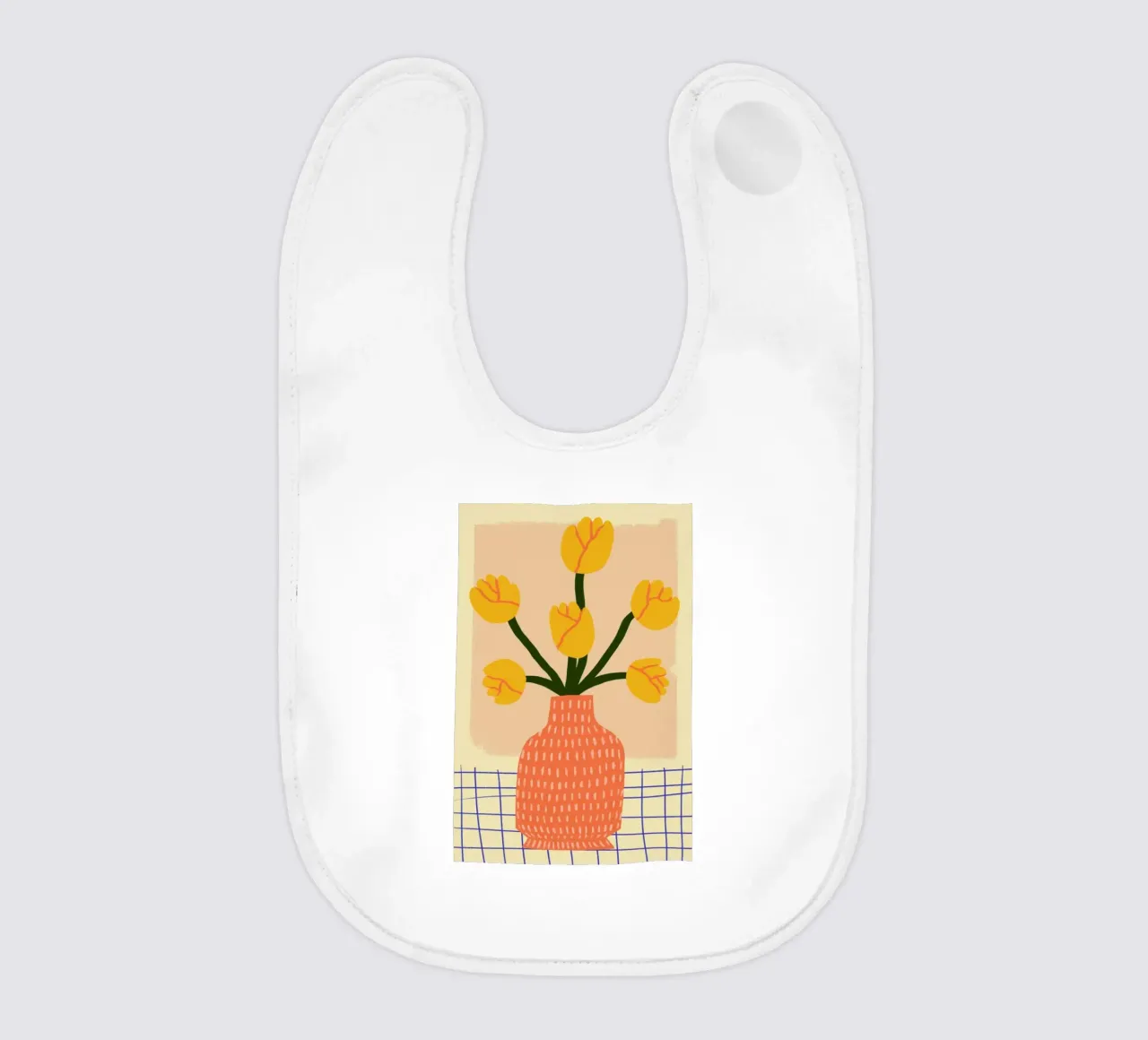 Golden baby bib by Pure