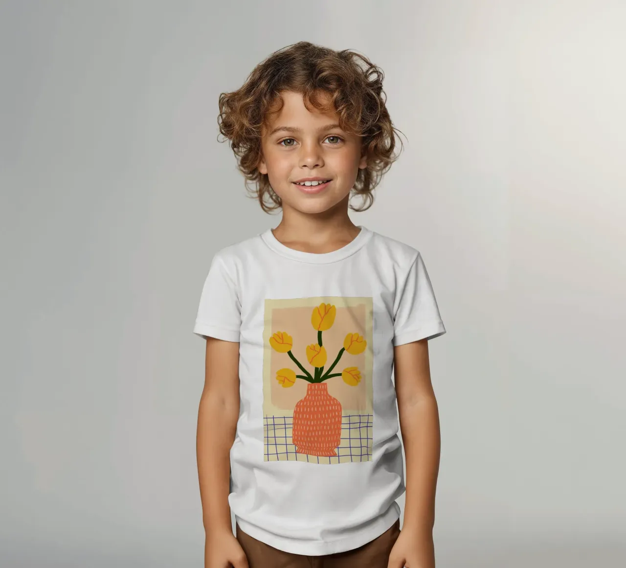 Golden kids t-shirt by Pure