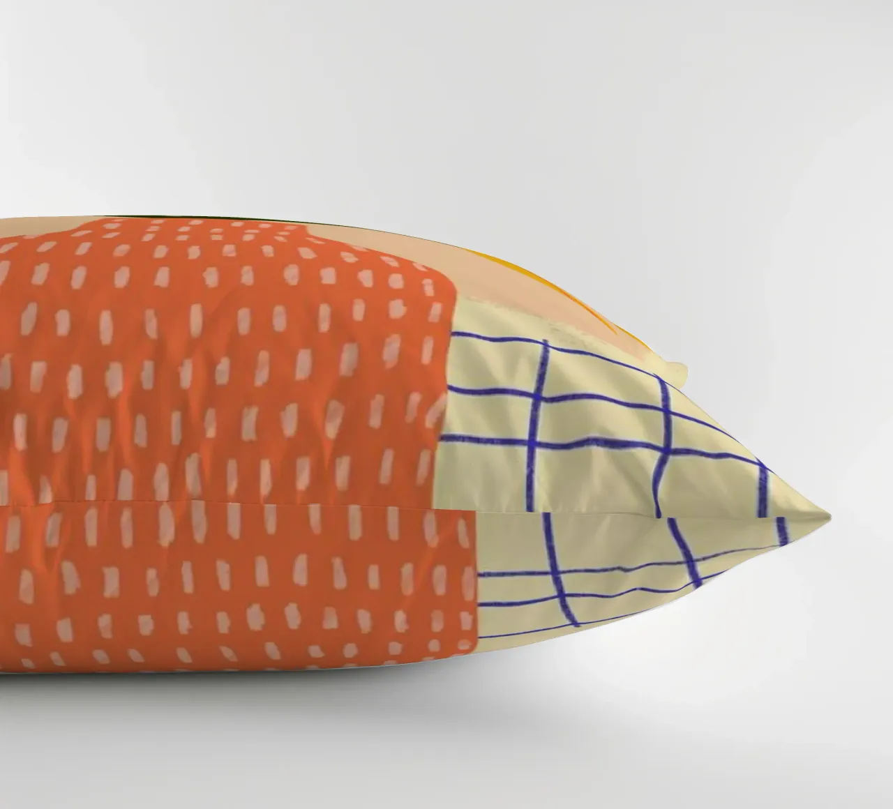 Golden decorative cushion by Pure