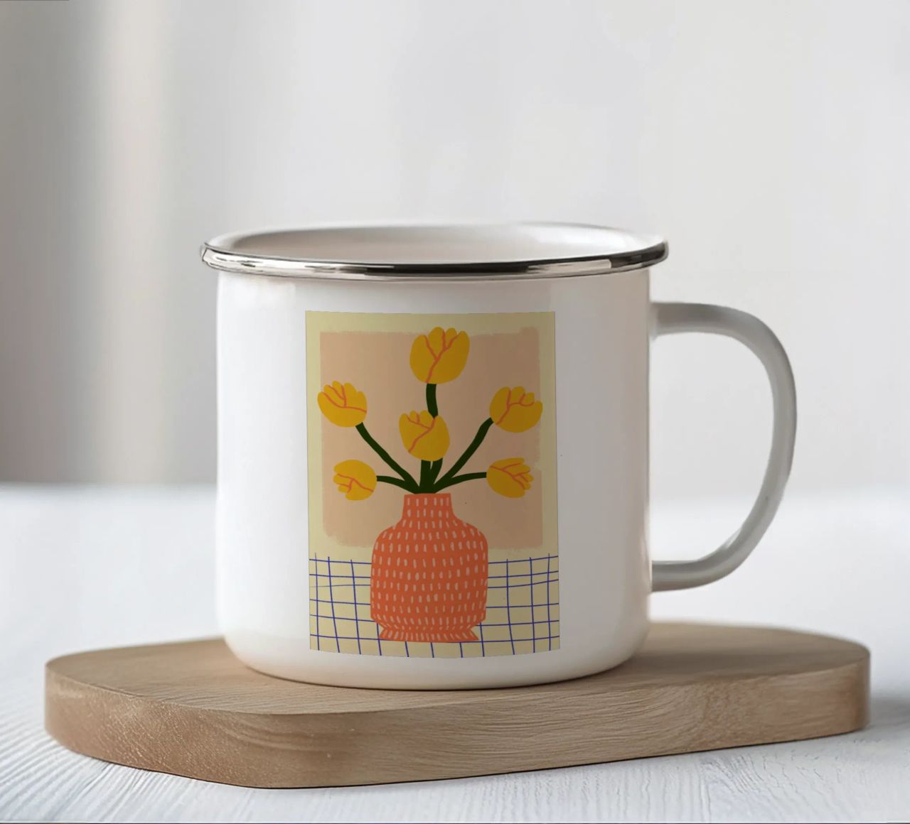 Golden tazza in smalto da Pure