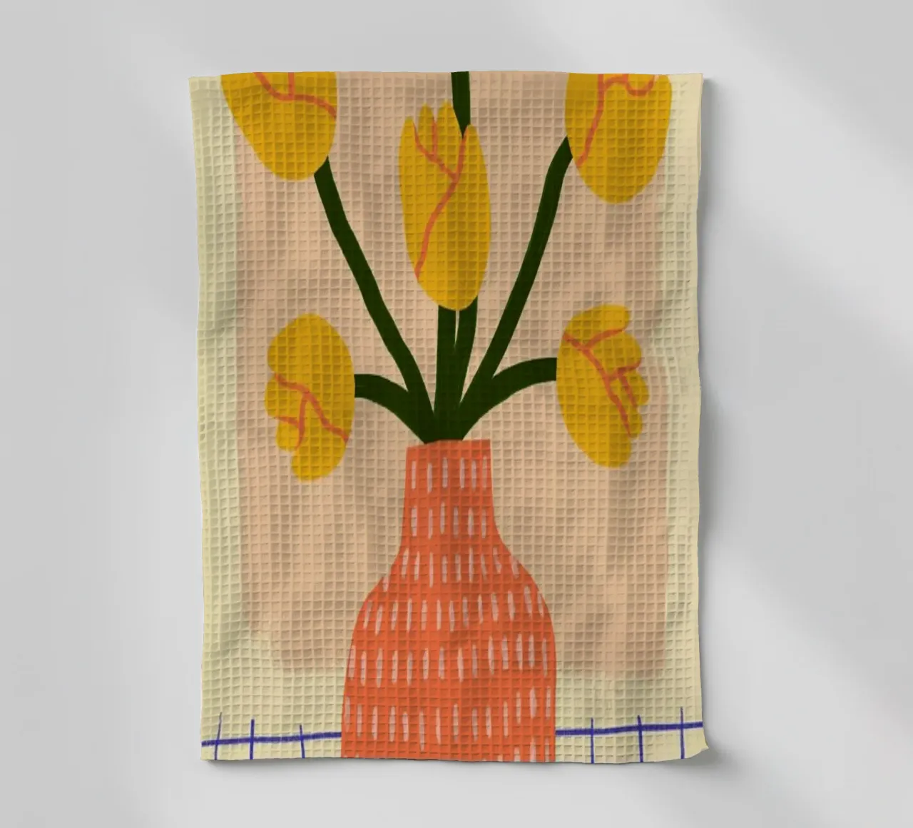Golden tea towel by Pure