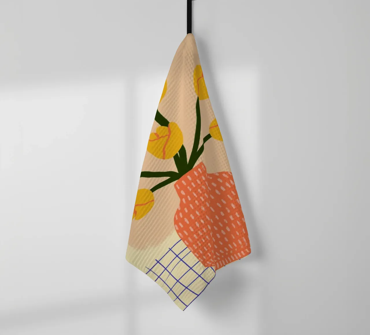 Golden tea towel by Pure