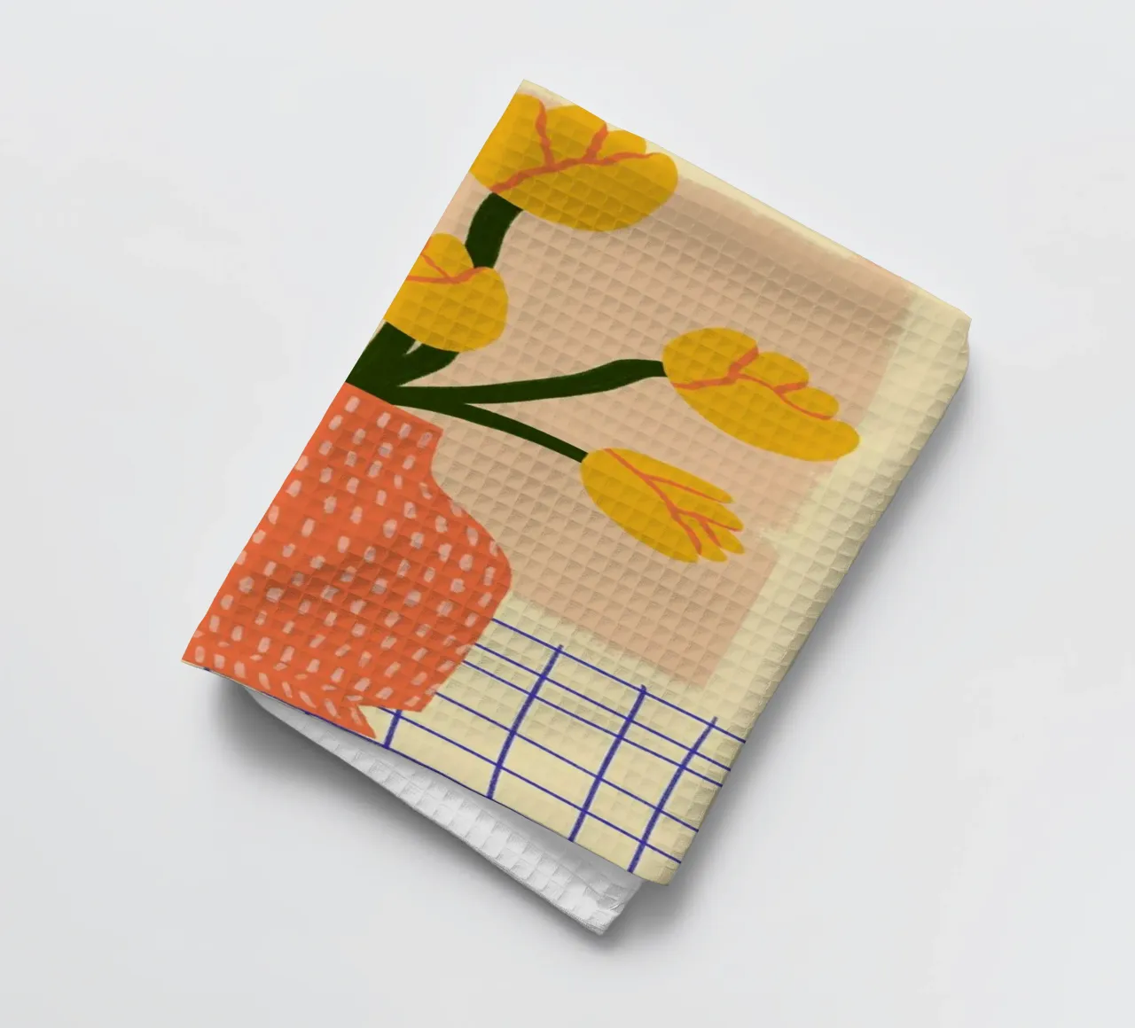 Golden tea towel by Pure