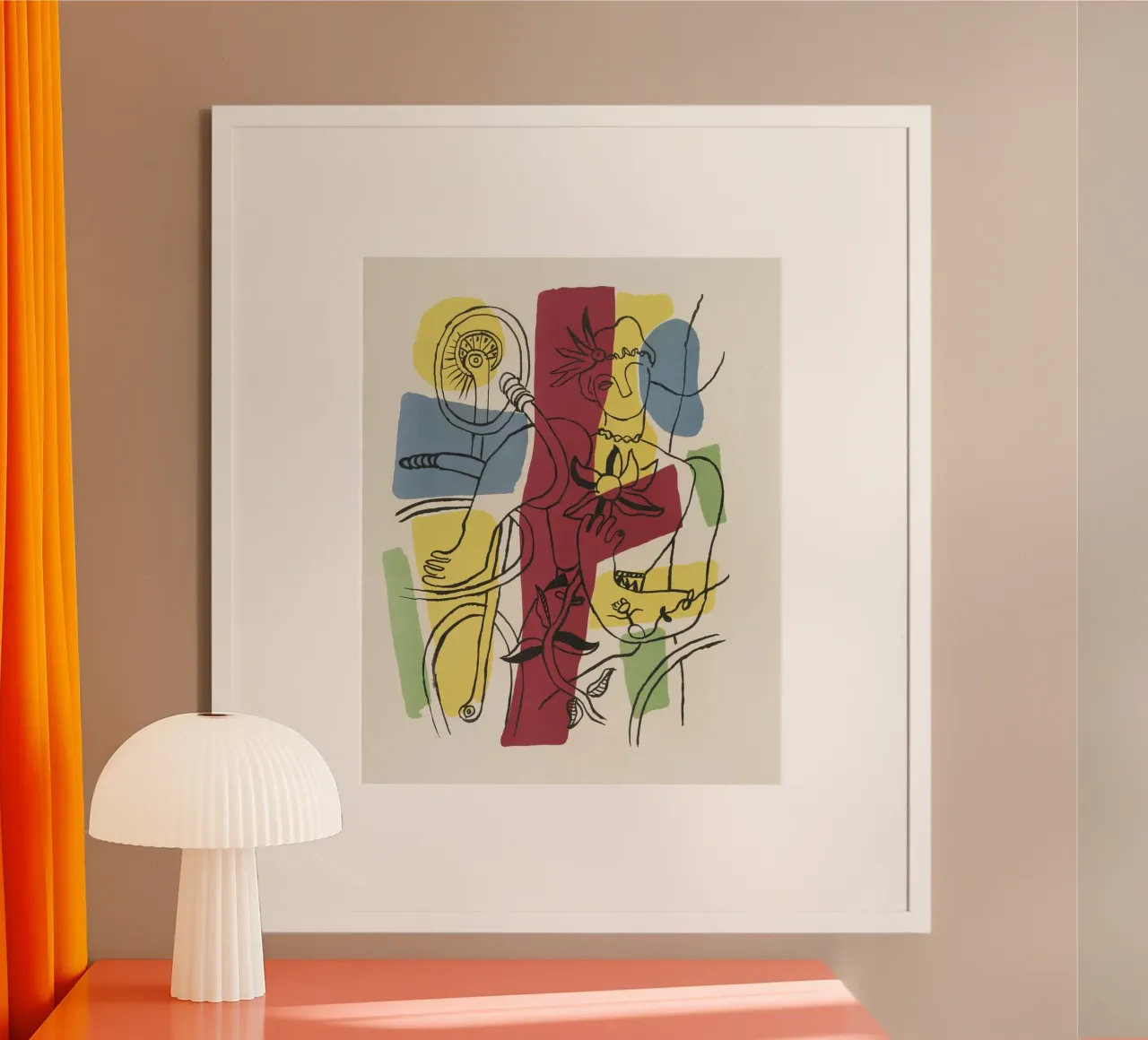 F. Léger "Cirque" - Abstract Acrobat Post-Cubism Print hahnemühle de NorwesClub